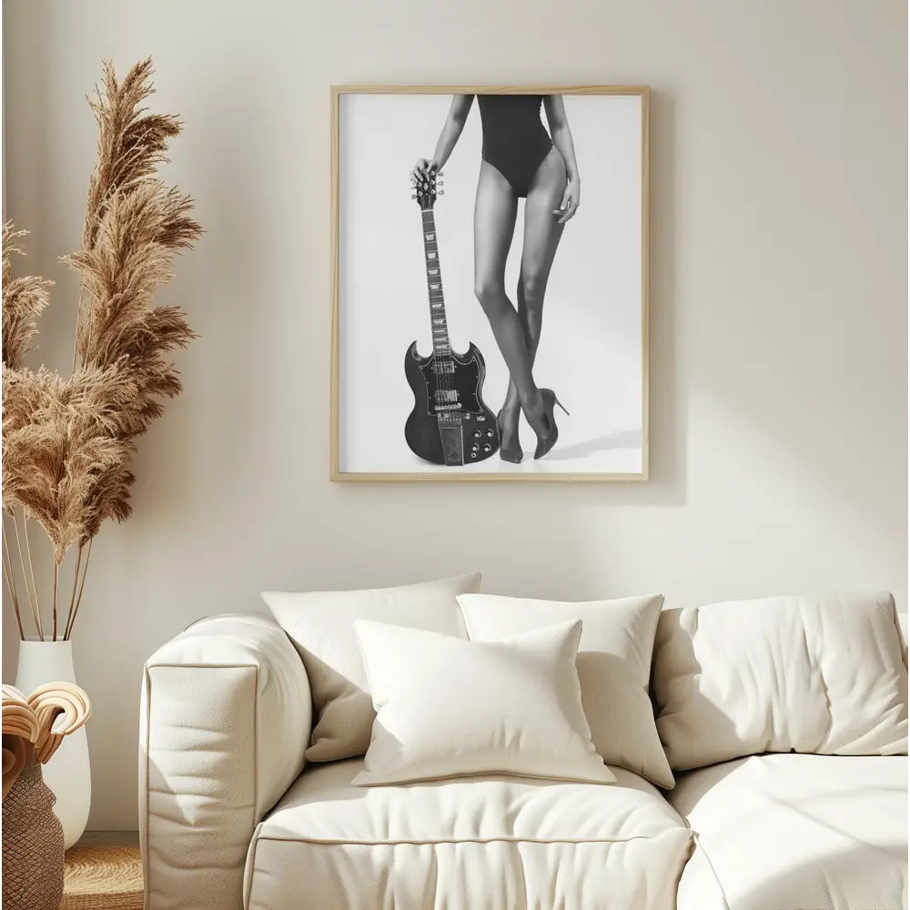 Lady And The Gibson Poster - 2420868