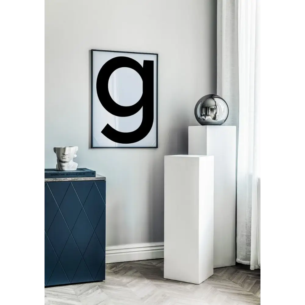 Lowercase Letter G Poster