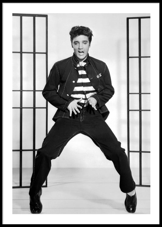 Elvis Presley Jailhouse Poster