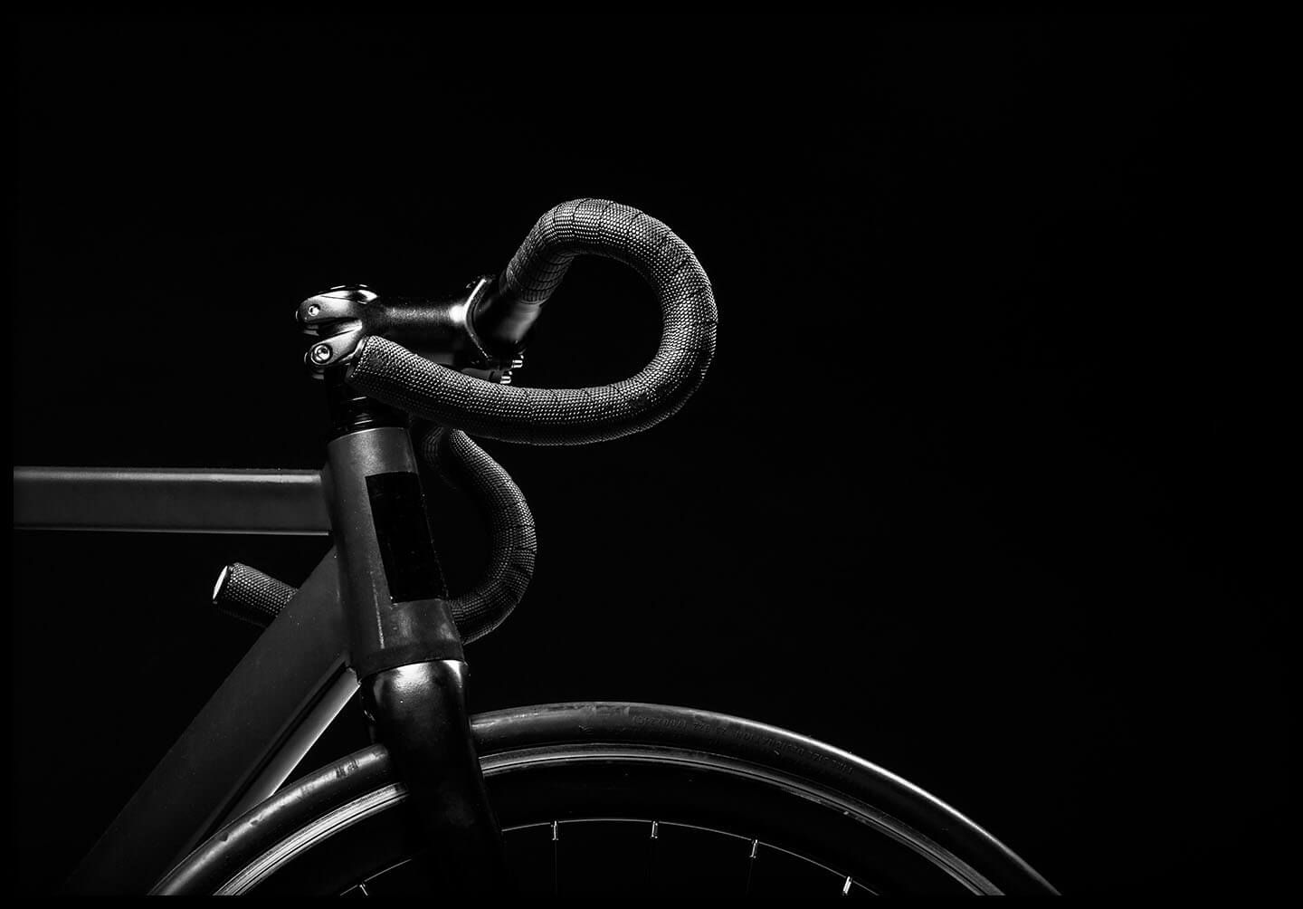 Black Bike Poster