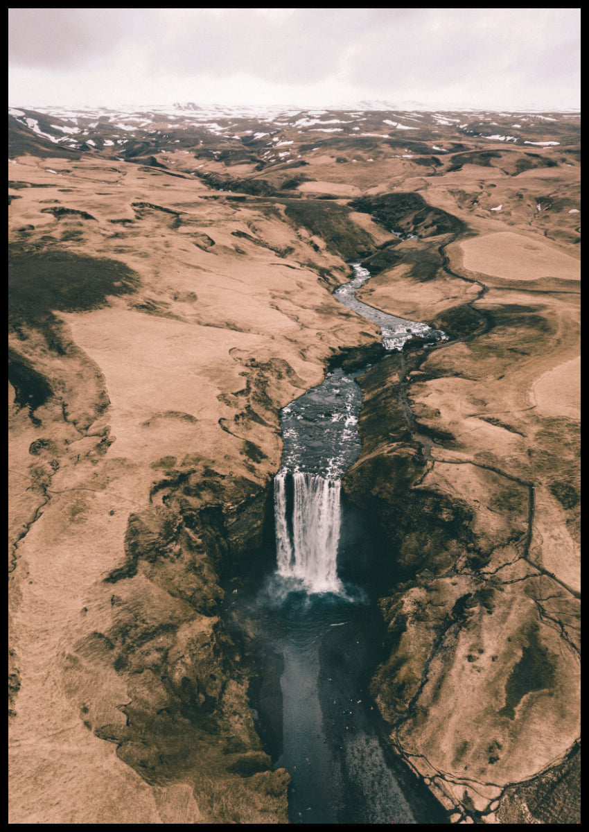 Iceland River Poster