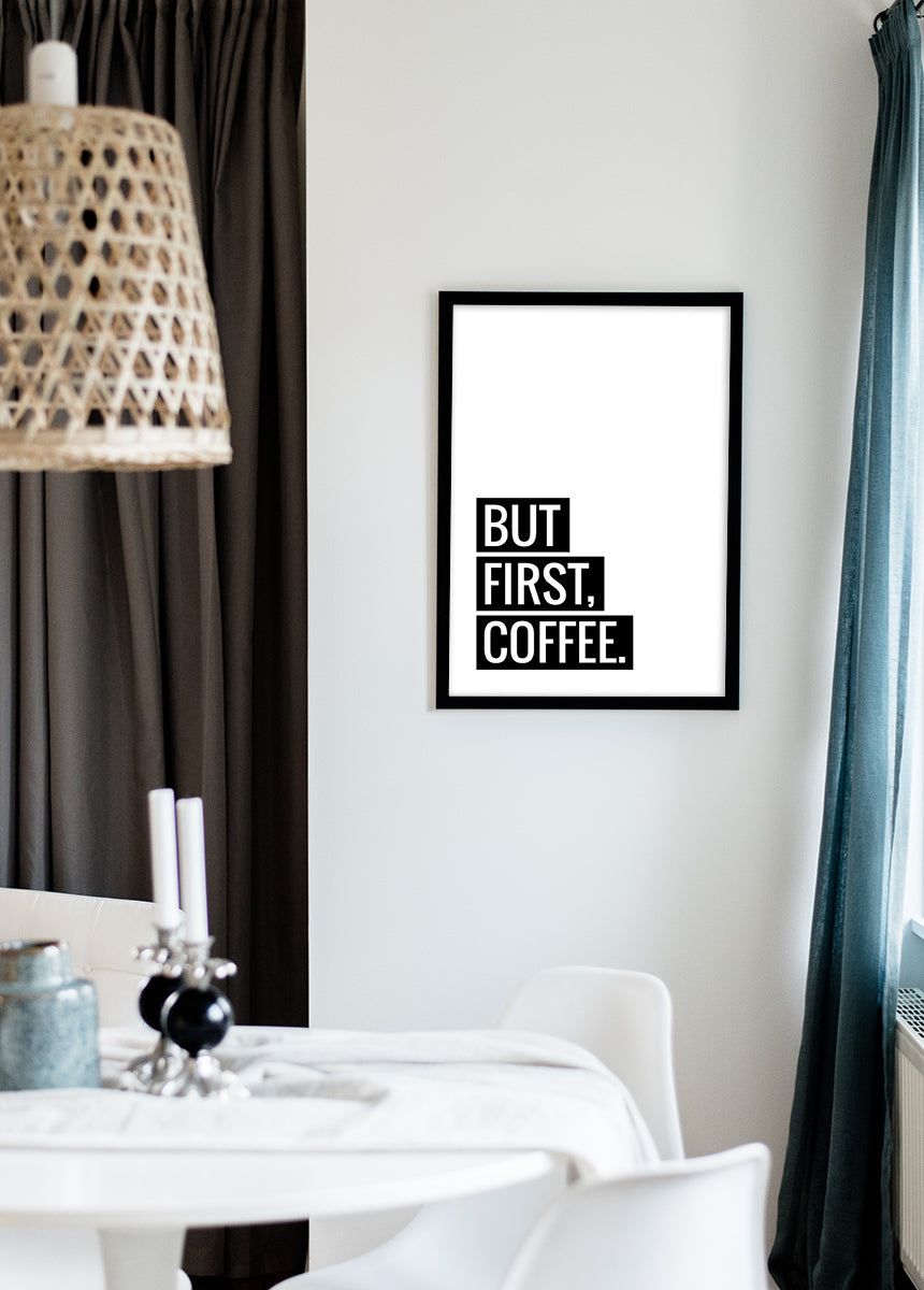 But First Coffe Poster