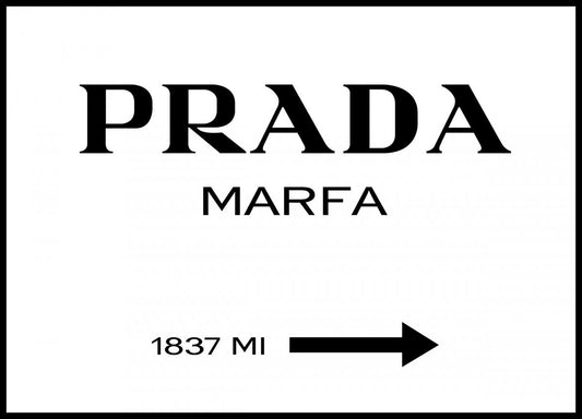 Prada Marfa Poster