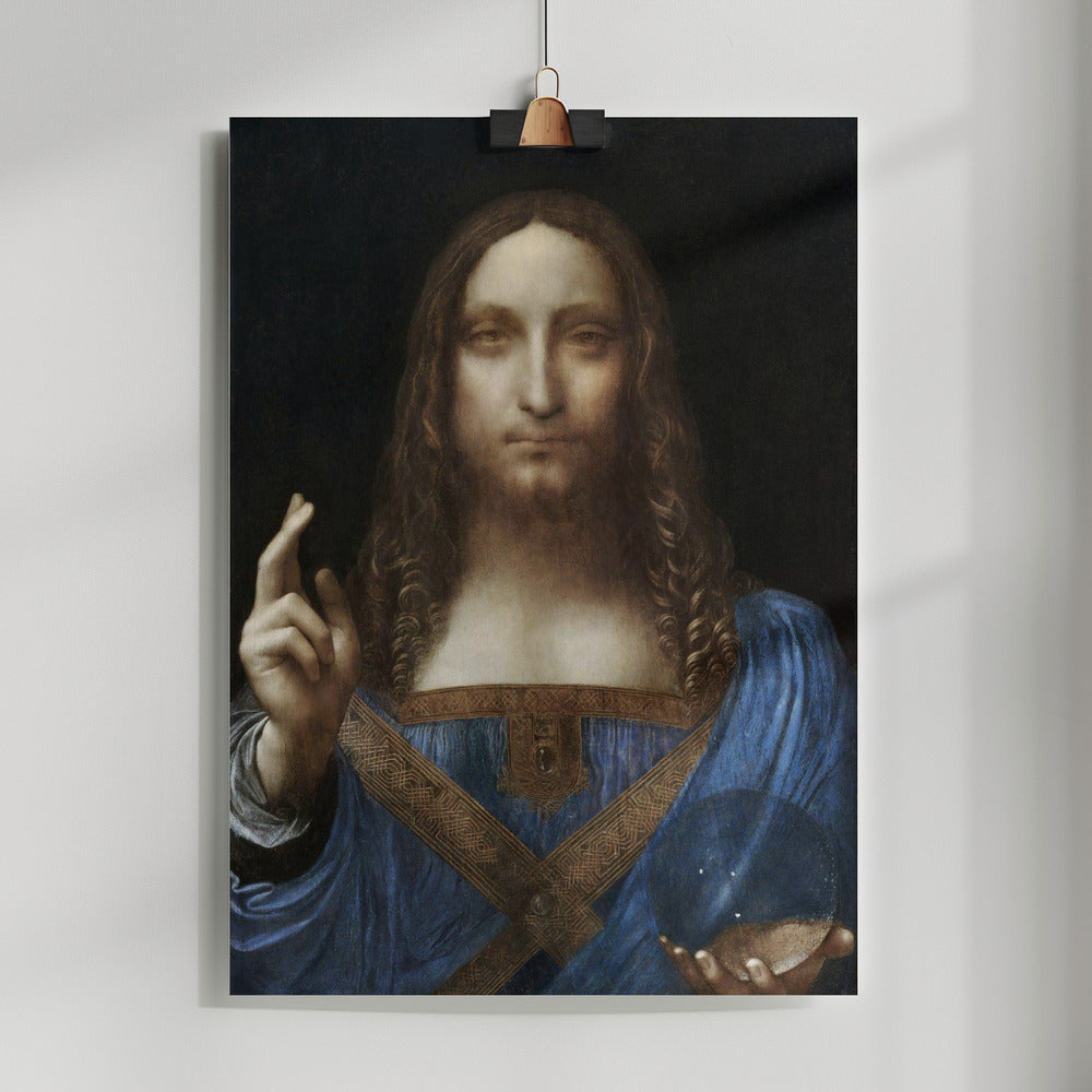 Salvator Mundi By Leonardo Da Vinci Canvasposter