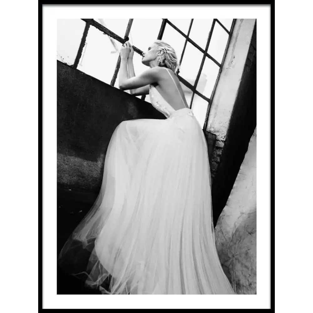 At The Window Poster