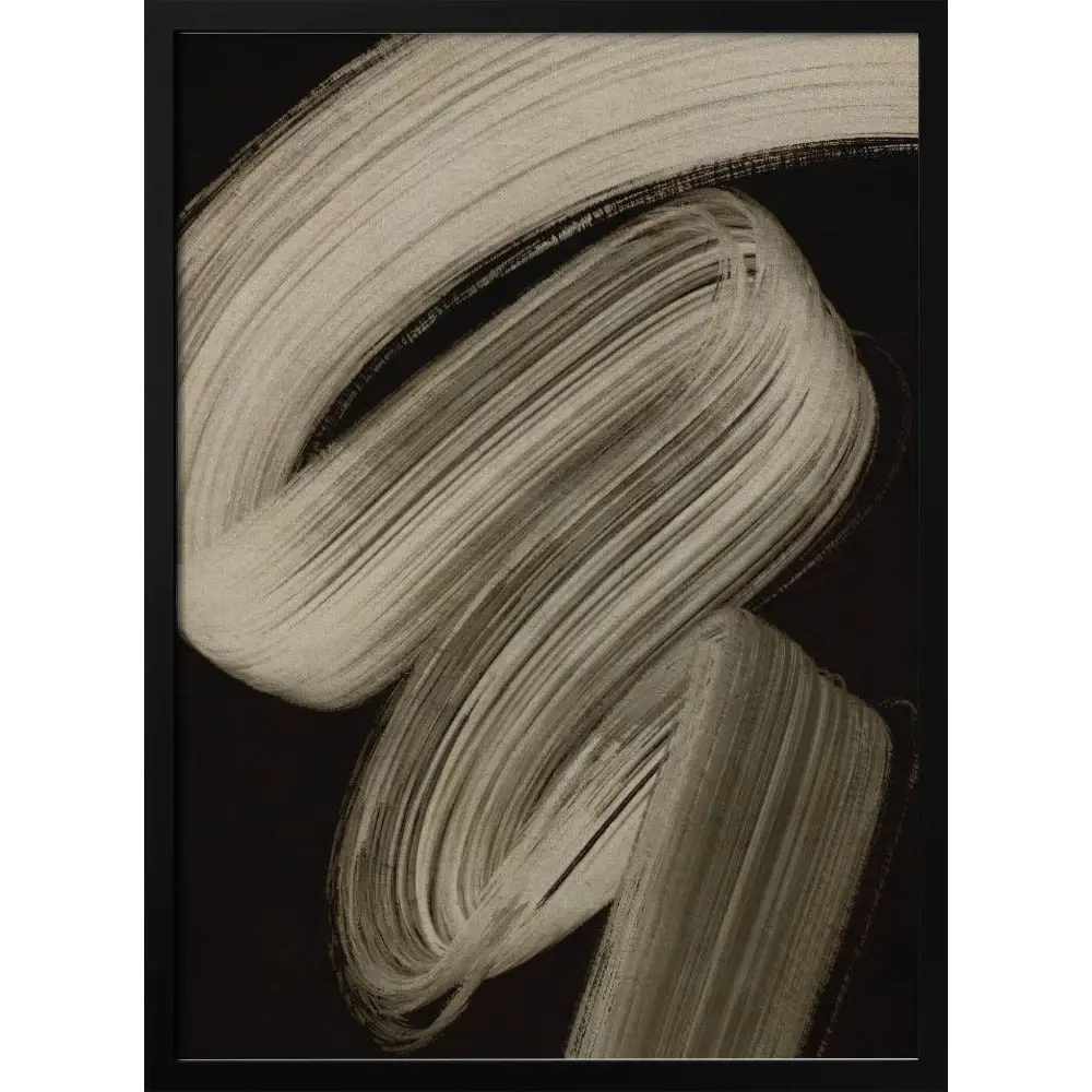 Beige Strokes No 2 Poster - 2868312