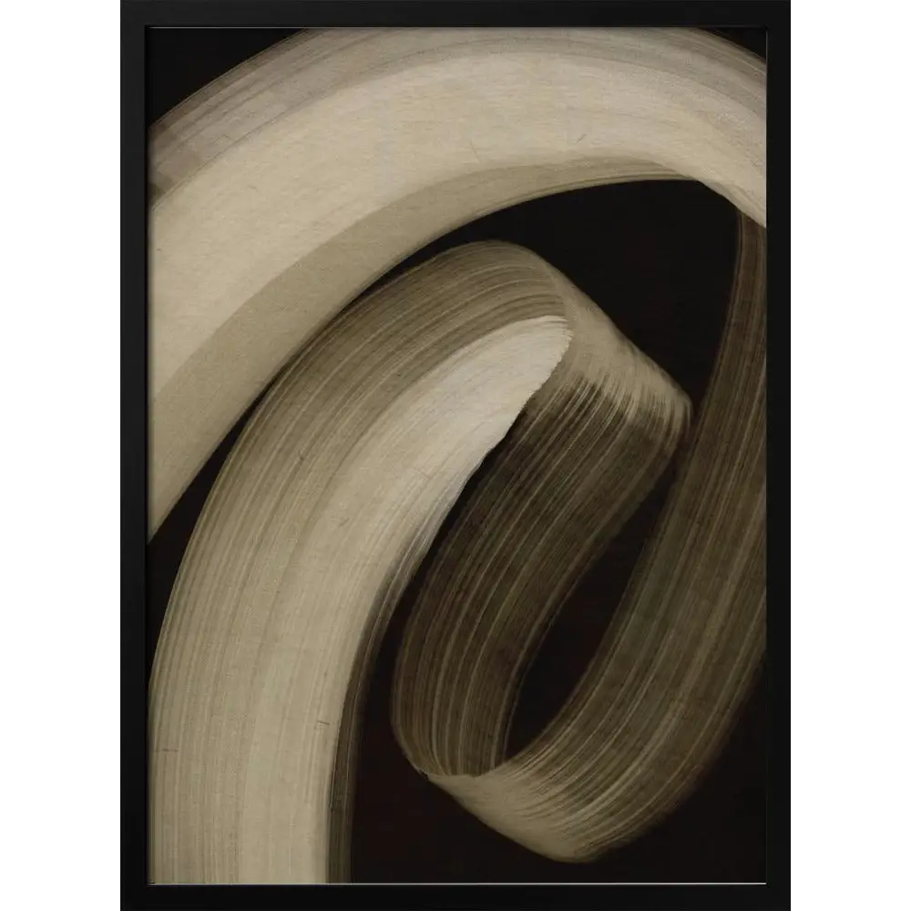 Beige Strokes No 3 Poster - 2868388