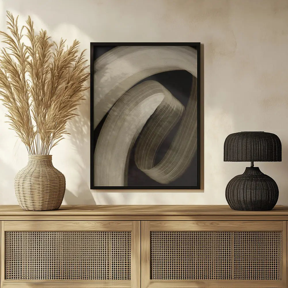 Beige Strokes No 3 Poster - 2868388