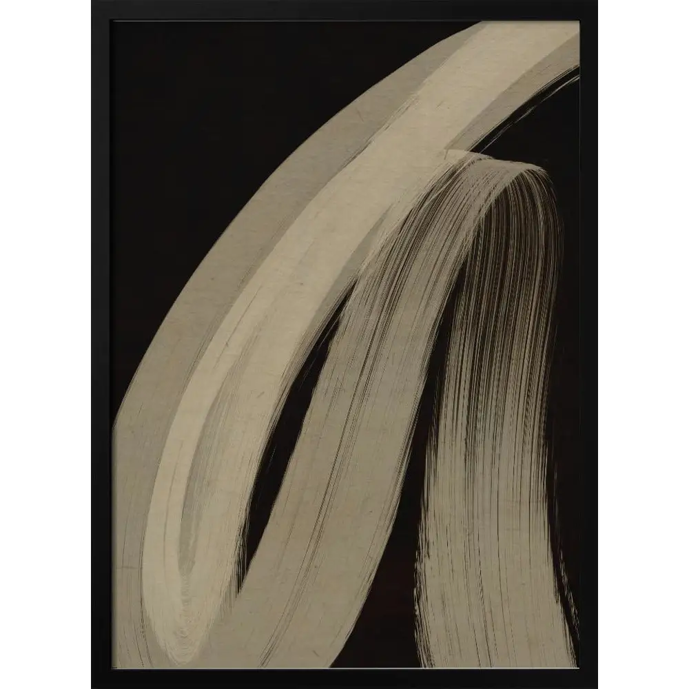 Beige Strokes Poster - 2868308