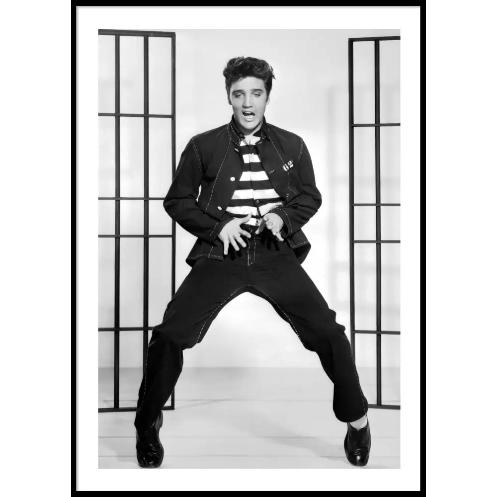 Elvis Presley Jailhouse Poster