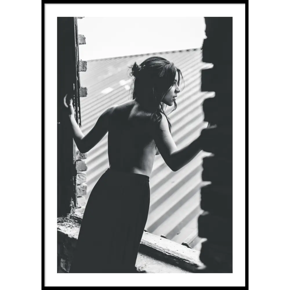 Girl In Window No2 Poster