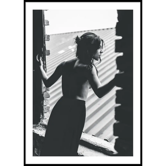 Girl In Window No2 Poster