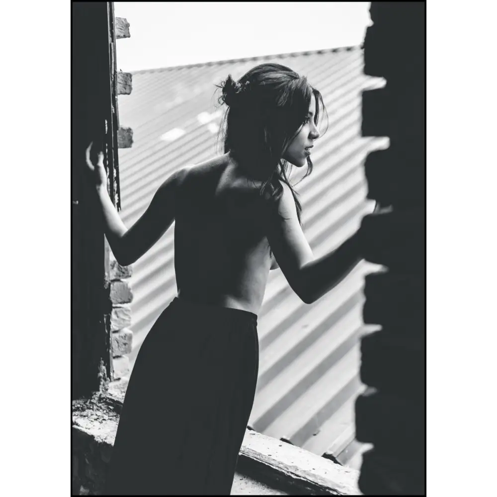 Girl In Window Poster