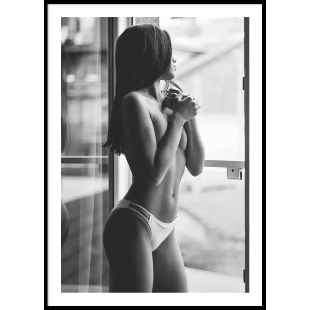 Girl in window Poster