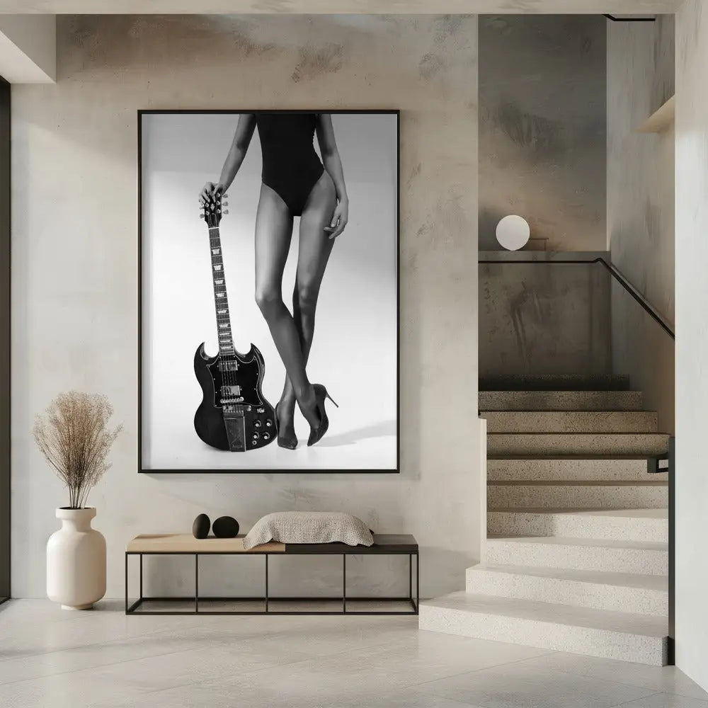 Lady And The Gibson Poster - 2420868