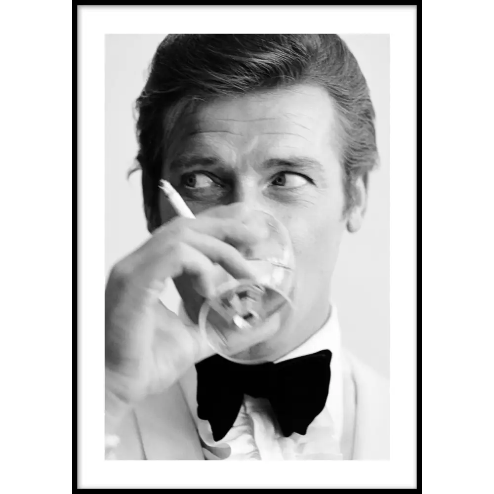 Roger Moore Poster
