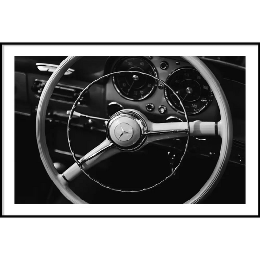 Steering Wheel Poster