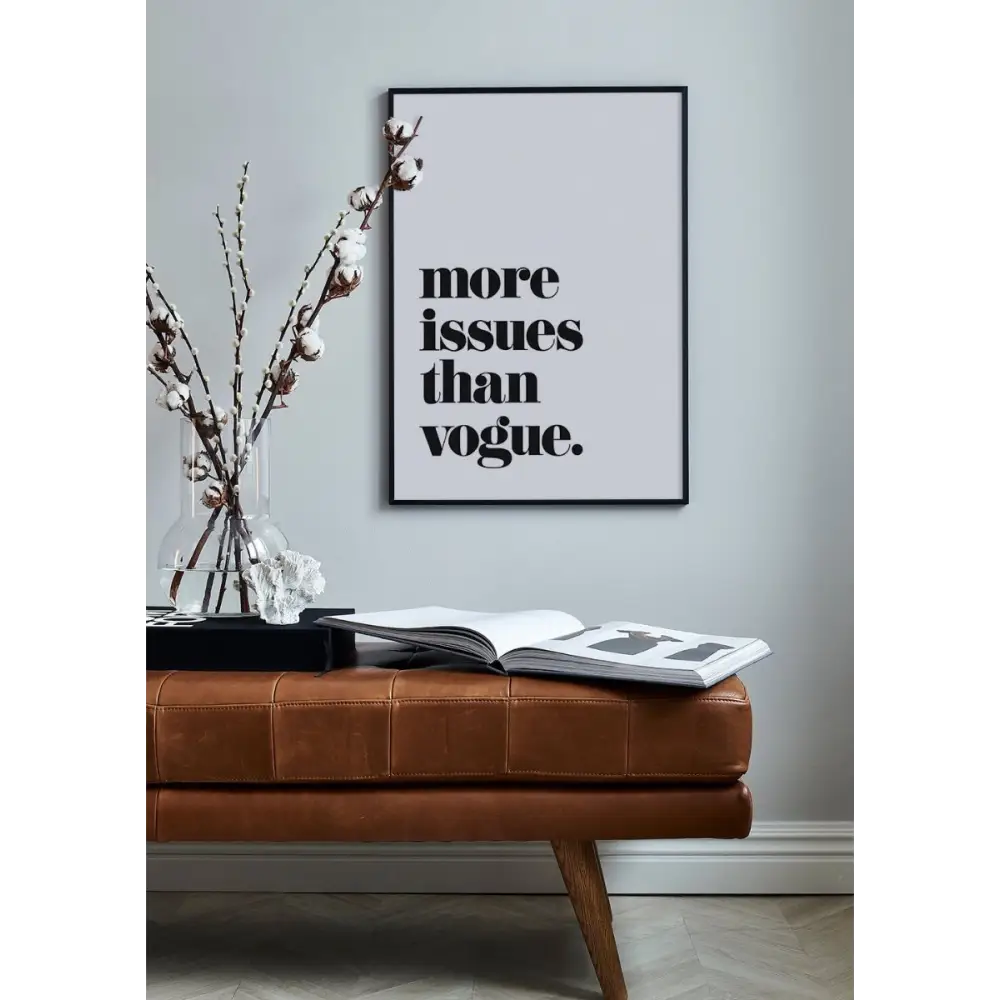 Vogue Issues Poster